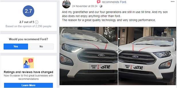 Facebook Recommendations