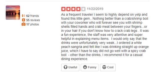 Yelp.com review