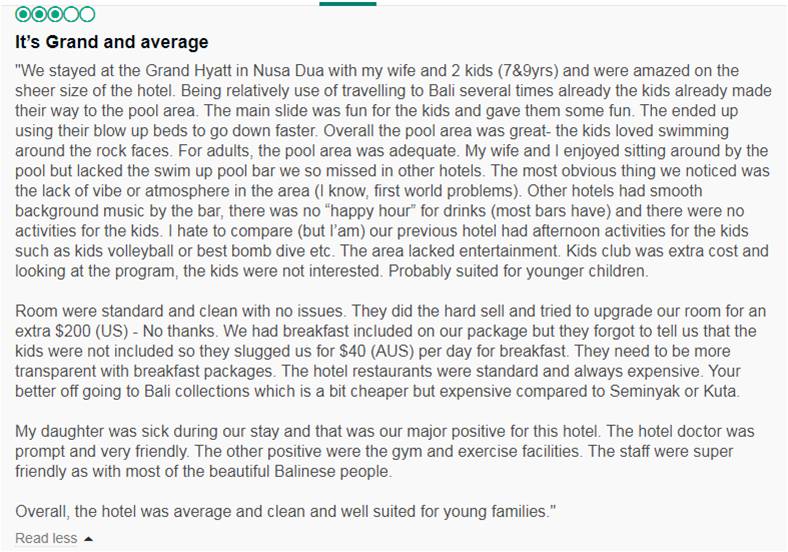 Tripadvisor Reviews