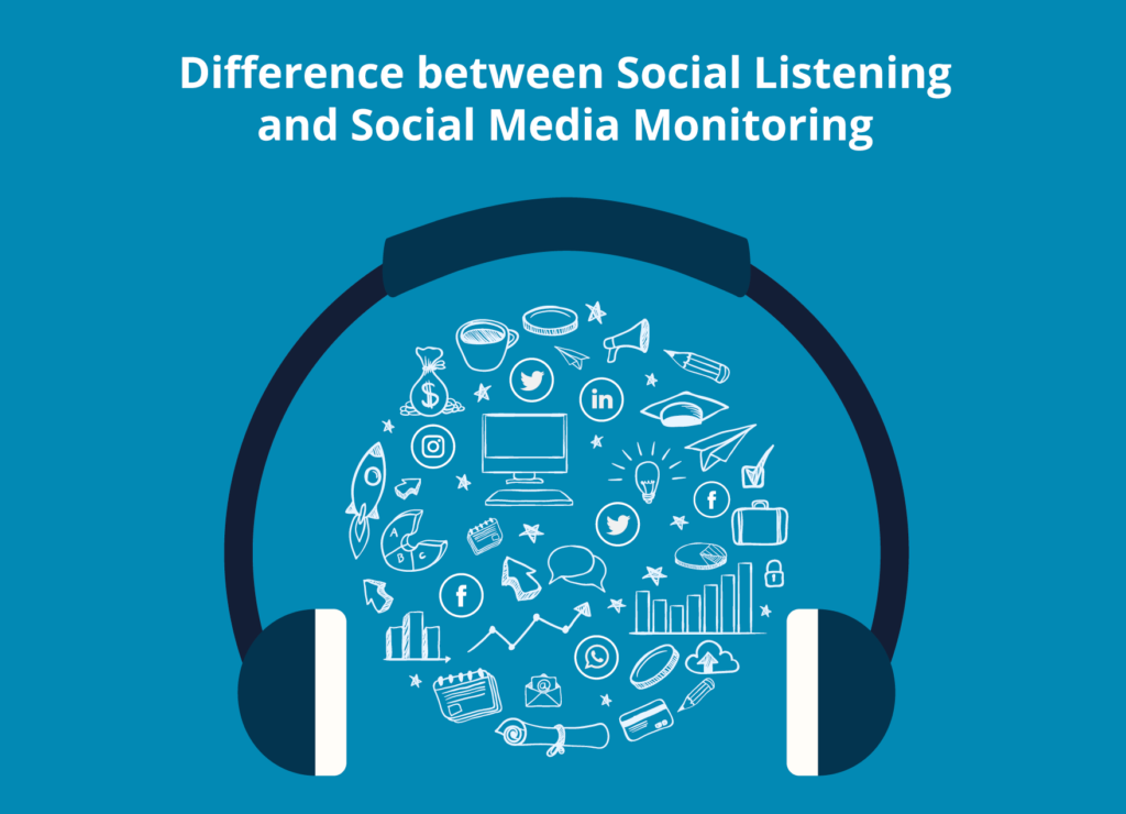 Difference between Social Listening and Social Monitoring