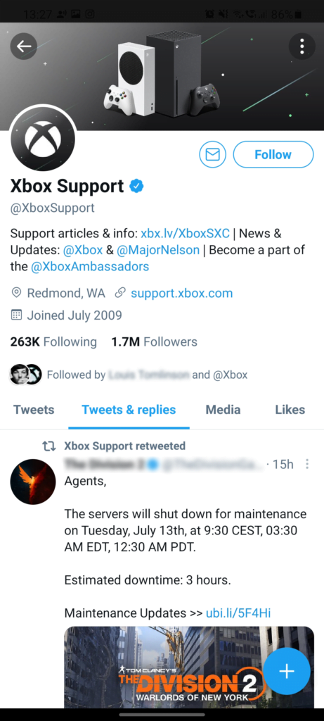 Xbox Social Media Customer Support